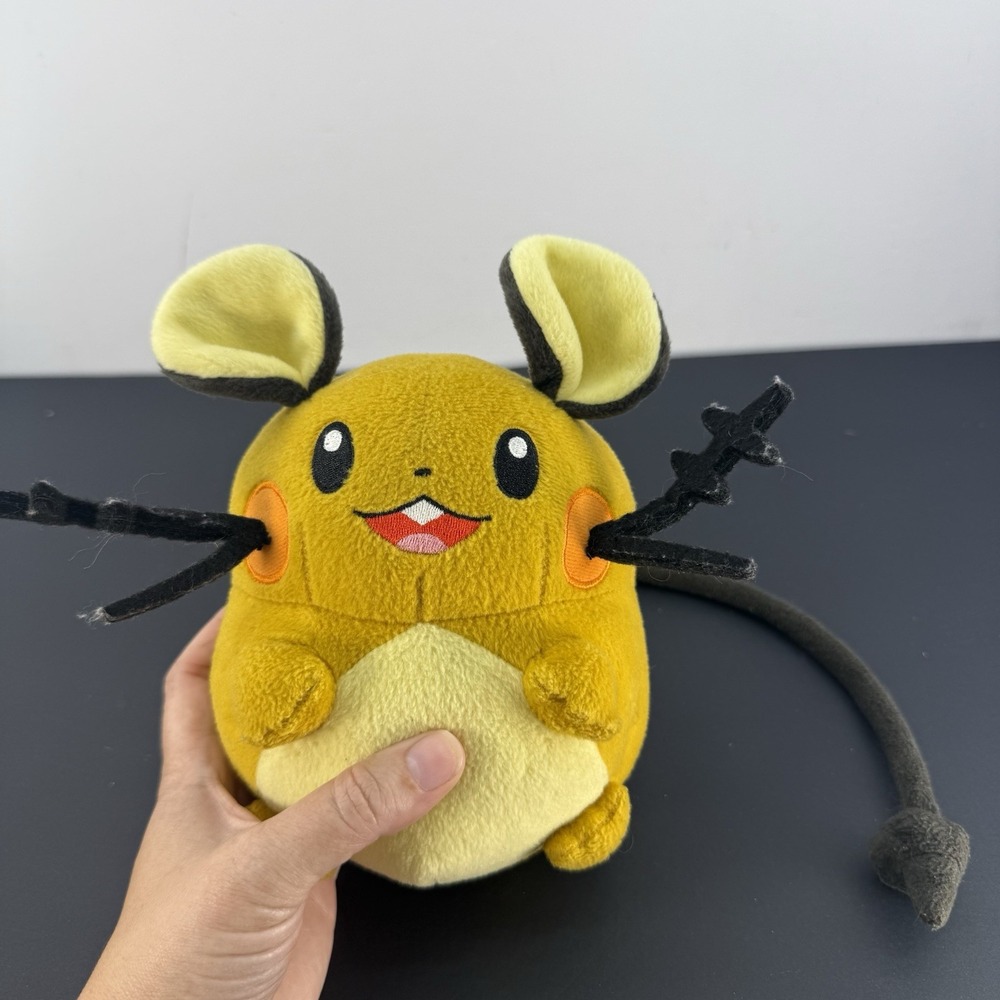 Dedenne C2002 Pokemon Takara Tomy Plush 7" Stuffed Toy Doll Japan